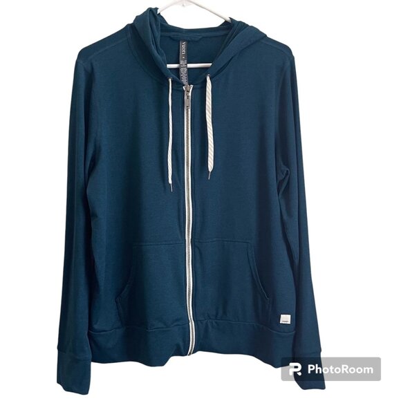 Vuori Tops - Vuori Halo Performance Hoodie 2.0 Women's Size XL Athleisure Full-Zip Stretch